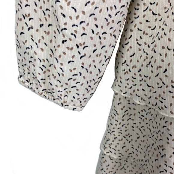 NEW | AWARE BY VERO MODA Kanya V-Neck Long Sleeve Minidress Size X-Small - Picture 8 of 12